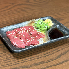 新鮮炙りハツ刺し