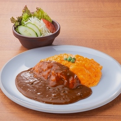 熟成カレーオムライス