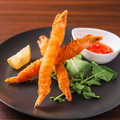 料理メニュー写真&nbsp;有頭エビのカダイフ揚げ