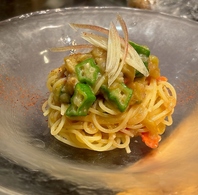 季節の冷製パスタ