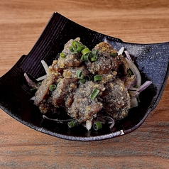 大山鶏砂肝ガーリックバターソテー