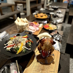 岡フォルニアBBQガーデンのコース写真