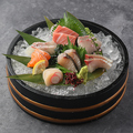 料理メニュー写真&nbsp;名物　鮮魚のお造り七福神盛り(2人前から)　※3種、5種もございます
