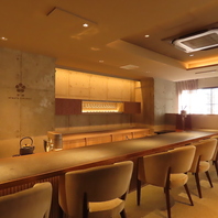 お一人様も大歓迎♪自分へのご褒美に最適なカウンター席