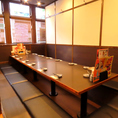 【5名様個室】5名様用の個室をご用意！友人同士気兼ねなく飲みたい時に♪ゆったり座れる掘りごたつタイプの個室です◎