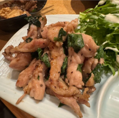 鶏せせりしそ焼き
