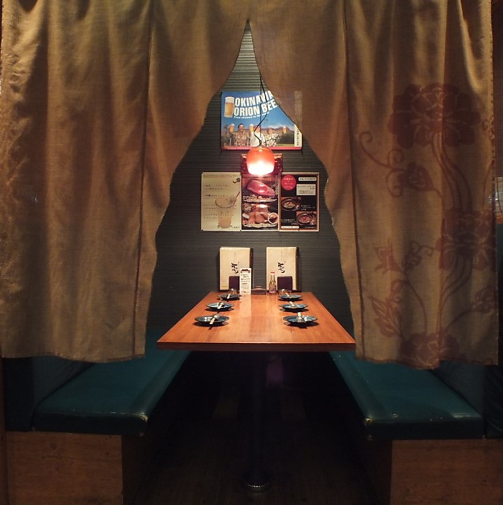 人数に合わせた個室もご用意致します！お気軽にご相談を!!」