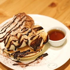 バナナチョコレートパンケーキ