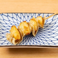 鶏皮ニンニク串