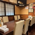 テーブル席は4名様～10名様迄ご案内可能です。