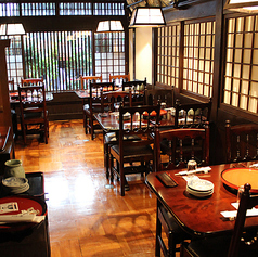 こちらは【1階テーブル席】2名～8名様までお座りいただけます。