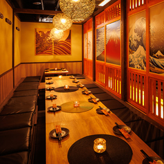 【8名様～20名様】最大40名様のご宴会にも対応。ゆったり寛げる掘り炬燵席。ご予約必須です！大人数でのご宴会や会社宴会・合コンなどに！雰囲気も抜群！大切な日はぜひ個室をご利用ください♪お席の空きのご確認はお早めに♪◇新橋 個室 居酒屋◇