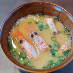 エビ出汁の味噌汁