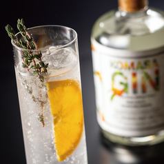 すっきりとした味わいのクラフトジンをお肉と合わせて