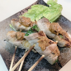 ニラの豚肉巻き
