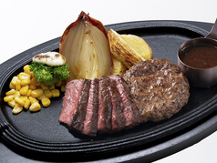 牛ランプ赤身肉＆ハンバーグ