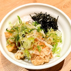 ねぎ塩から揚げ丼