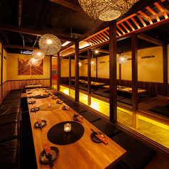 【最大～94名様】大型宴会、貸切宴会には当店がおススメです！和のまったりとした、大人の憩い空間。団体様のご利用は10名～、20名/30名/40名～最大94名様までご利用頂けます。宴会・打ち上げや誕生日・各種記念日にも大人気◇新橋 個室 居酒屋◇