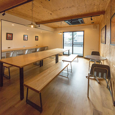 ２Fは8名～17名様で貸切利用可能です♪女子会、ママ会、宴会など様々なシーンでぜひご利用ください◎