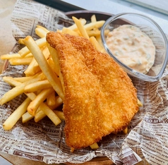 ポルト風　白身魚とポテトのフリット　タルタルソース
