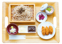 蕎麦と牡蠣フライ御膳