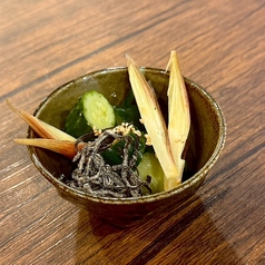 ツウの肴！『キュウリと茗荷』塩昆布和え