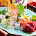 料理メニュー写真&nbsp;本日の刺身三点盛り