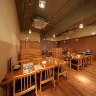 【テーブル席】各種ご宴会にご利用下さい