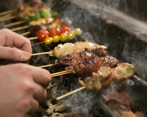 朝霞駅徒歩３分の炭火焼焼き鳥焼き豚店♪