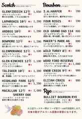 ドリンクメニュー５