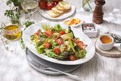 いろいろ野菜の菜園風サラダの写真