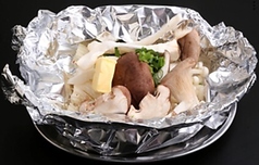 えのきと椎茸のバターホイル焼き