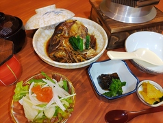 真鯛あら煮と釜炊き白飯御膳