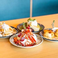 こだわりのしっとりスチームスフレパンケーキ♪