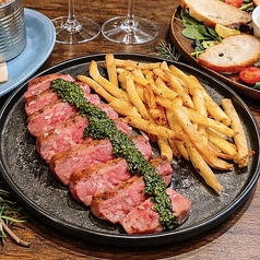 鴨肉のグリル　ハーブソース