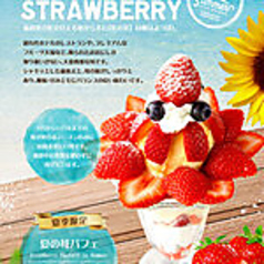 農薬不使用　夏いちごパフェ　6月～11月限定