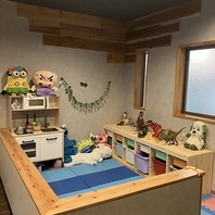 キッズスペース完備◎小さなお子様連れご家族も安心です