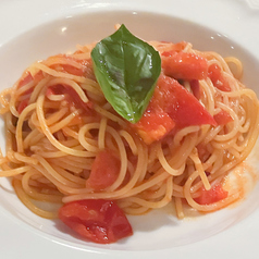 完熟生トマトとバジリコのスパゲッティ