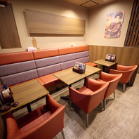 明るく居心地の良い落ち着いた空間！