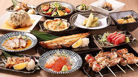 希少日本酒は常時40種！【炭火焼き創作串】【貸切可】【藁焼き】【記念日】　