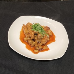 豚バラ〈厚切り〉ピリ辛ニンニク炒め