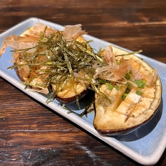 茄子のバター醤油焼き