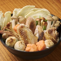 地鶏の八戸せんべい鍋