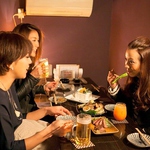 少人数に◎。掘りごたつ個室でおしゃべりも弾みます。