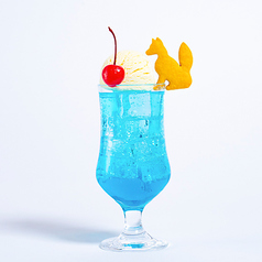 杜のクリームソーダ(マスカット&ブルー)