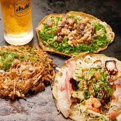 お酒との相性抜群なお料理を豊富にご用意！