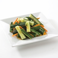 キュウリのピリカラ和え