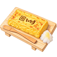 焼き立て甘いだし巻き玉子