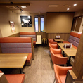 清潔感溢れる店内。人数に合わせてご案内いたします！
