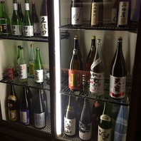 日本酒は10種類以上常備
